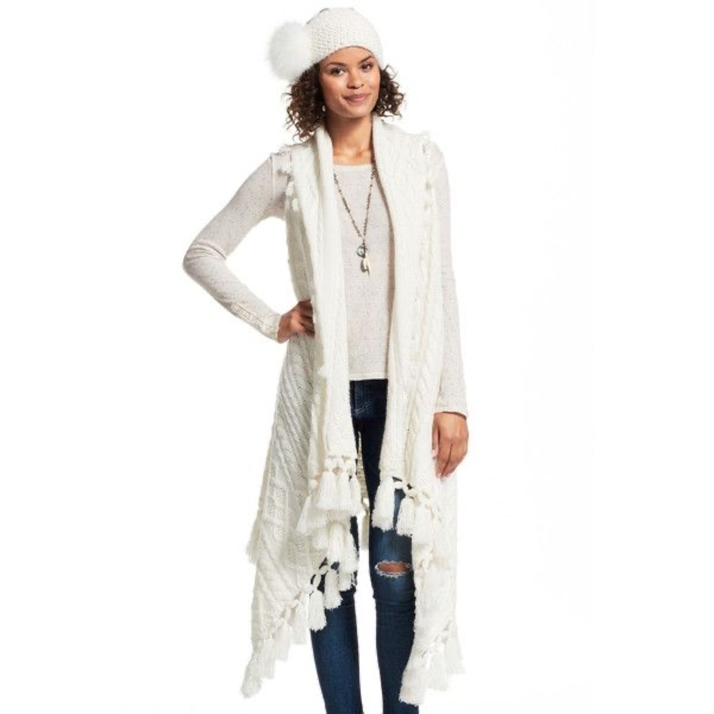 Calypso St Barth Cashmere Vest Duster Cardigan